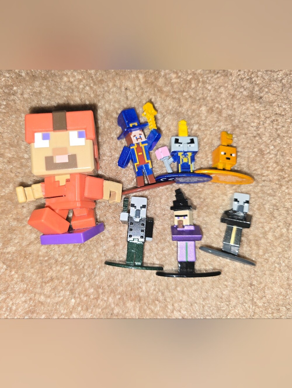 Minecraft Jada Nano Metalfigs Die Cast lot Metal Figures Collector's Mojang